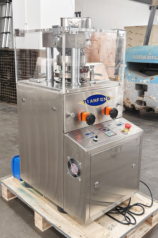 ZP7 Πολυσταθμική μηχανή περιστροφικού πιεστή δισκίων για 12600 δισκία/ώρα με βάθος πλήρωσης 15 mm