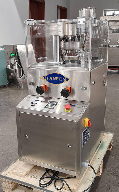 ZP7 Πολυσταθμική μηχανή περιστροφικού πιεστή δισκίων για 12600 δισκία/ώρα με βάθος πλήρωσης 15 mm