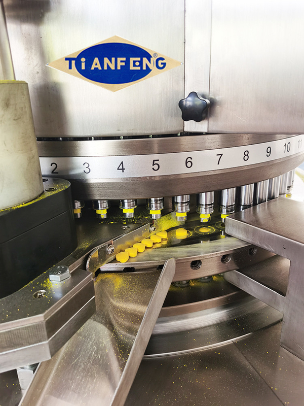 100kN HSZP Tablet Press με αυτόματο σύστημα λίπανσης και οργανική γυάλινη θωράκιση