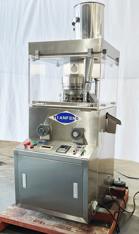 ZPW15D ZPW17D ZPW19D Rotary Tablet Press Machine 3KW 42000 PCs/Hour Για χάπια διαμέτρου 20 mm