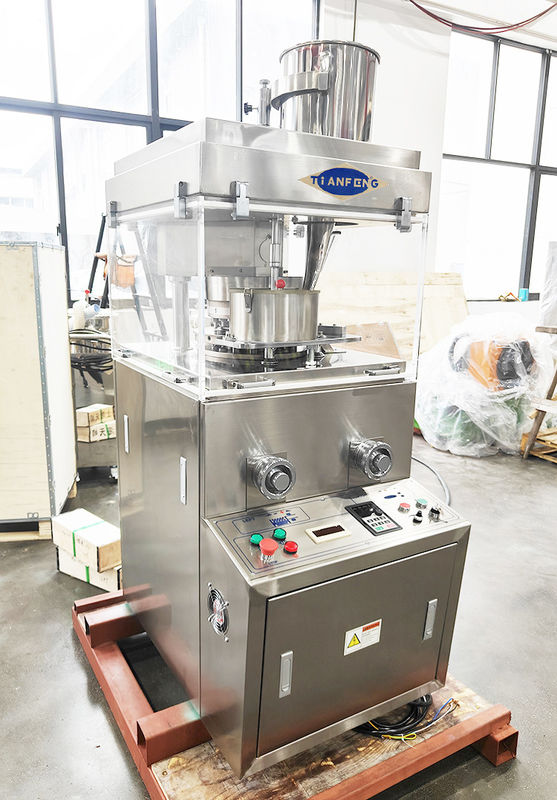 Φαρμακευτική Βιομηχανία Μηχανή Rotary Tablet Press με ισχύ 2,2KW και μέγιστη παραγωγή δισκίων 16200pcs/h