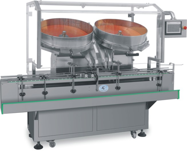 Σύνδεσμος πλήρωσης μπουκαλιών κάψουλας υψηλής ταχύτητας 380V με εγγύηση ενός έτους για μπουκάλια 60ml 80ml 100ml