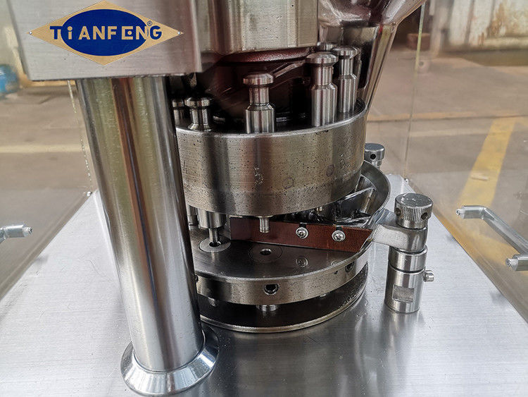 ZP7 Πολυσταθμική μηχανή περιστροφικού πιεστή δισκίων για 12600 δισκία/ώρα με βάθος πλήρωσης 15 mm