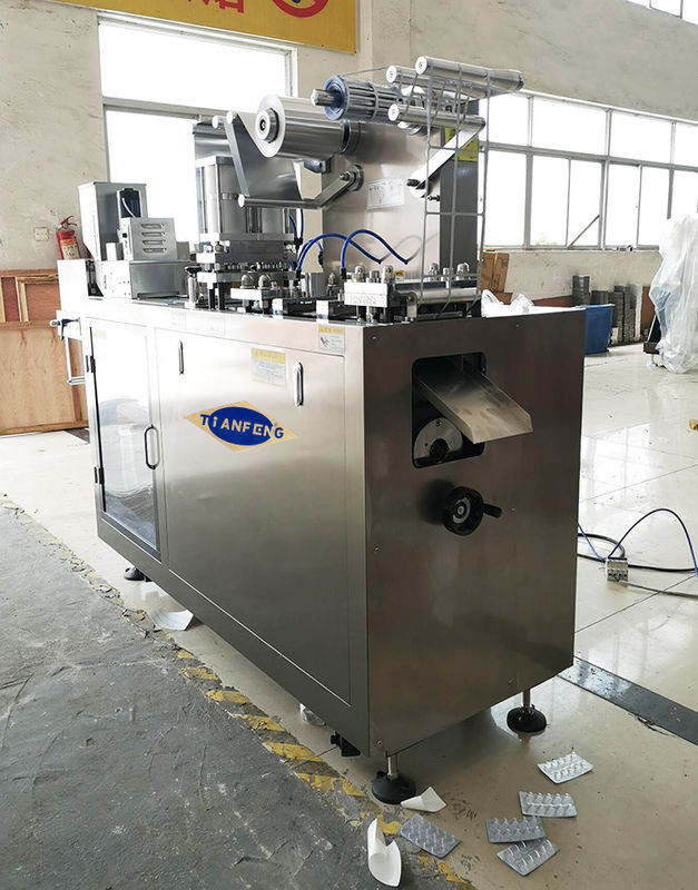 SS304 επίπεδη μηχανή συσκευασίας φουσκαλών PVC τύπων 35 πιάτα/λ.